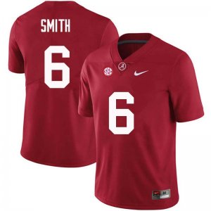 NCAA Men's Alabama Crimson Tide #6 Devonta Smith Stitched College Nike Authentic Crimson Football Jersey TE17K52VO